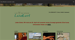Desktop Screenshot of landlust-koerzin.de